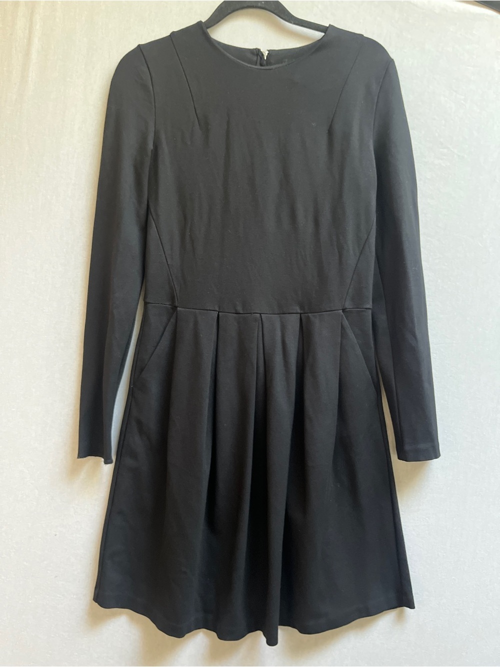 Selected Femme Classic Long Sleeve Pleated Midi Dress M
